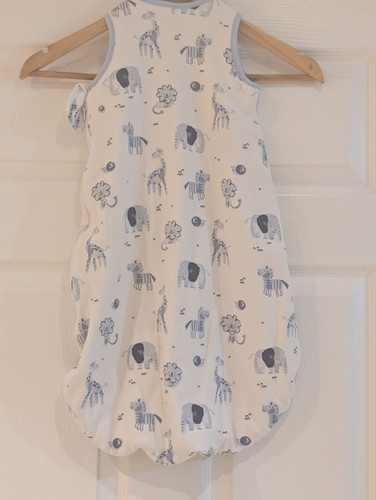 F&F Animal Print White Baby Sleeping Bag 0-6m Vgc (C9) - Picture 3 of 6