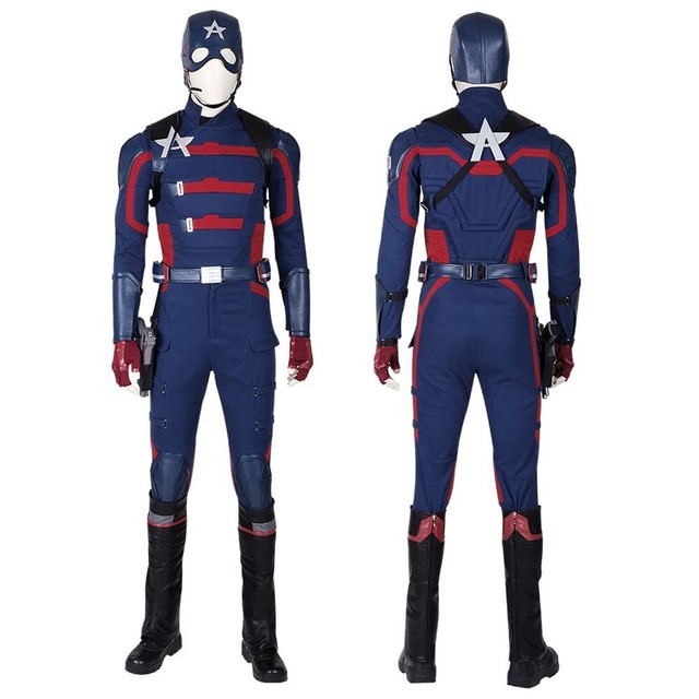 Captain America Costume Cosplay US Agent The Falcon and the Winter Soldier Suit | eBay