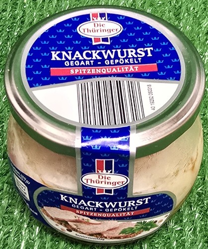 (22,33€/kg) 5x DIE THÜRINGER KNACKWURST GEGART (5x300g Wurstgläser) Versand 0€ - Bild 6 von 13