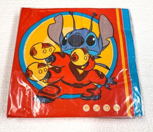 Disney LILO & STITCH Experiment 626 Party Dessert Napkins 16pc Hallmark USA NEW - Picture 4 of 4