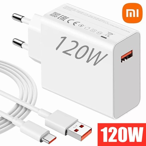 120W Schnellladegerät Netzteil USB-C 6A Kabel Für Xiaomi 13 Ultra/13/12 Ultra.