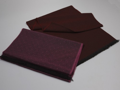 FRAAS Schal Damen Scarf Damenschal kurze Fransen Halstuch Tuch Stola 180x36 NEU - Bild 3 von 8