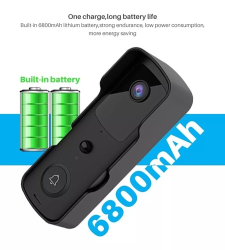 Wi-Fi Tuya Smart Video Doorbell Camera Wireless 2MP Phone App Door Bell Ring - Picture 5 of 16