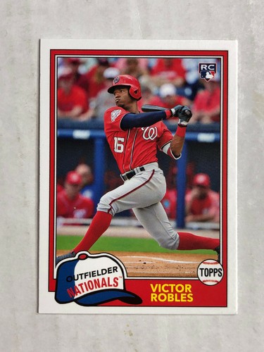 VICTOR ROBLES LOT OF 4 2018 Topps Archives SP HIGH NUMBER BASE RC's #265! INVEST - Picture 2 of 2
