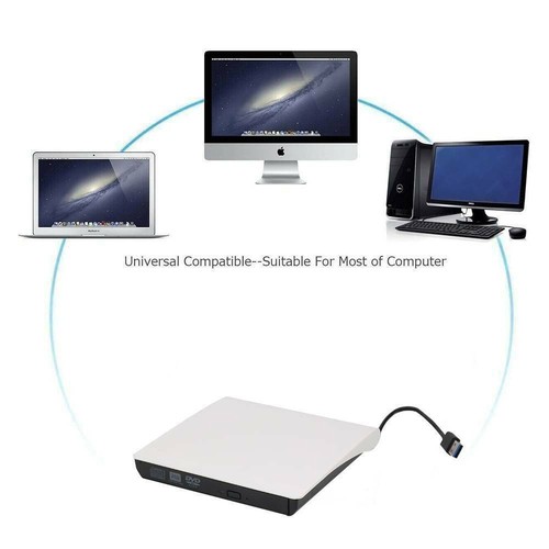 Lecteur CD DVD Externe,USB 3.0 Portable Graveur et Lecteur de CD-RW/DVD-RW - Photo 10/10