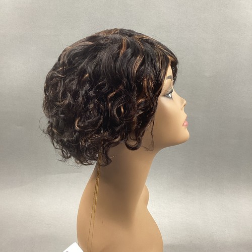 HH-Mary Short Wavy #F1B30 100% Remi Human Hair Full Wig - 第 1/9 張圖片