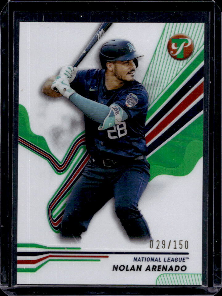 2024 Topps Pristine Nolan Arenado Green Refractor #29/150 #275