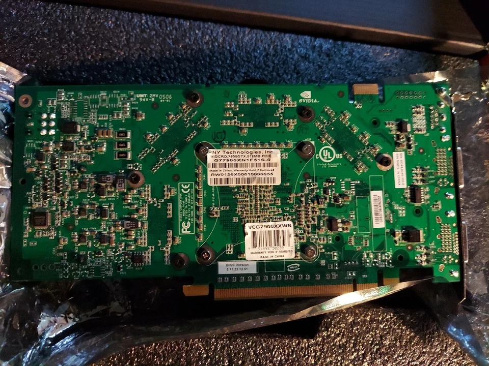 RARE TESTED GOOD PNY Verto GeForce 7900 GTX 512MB PCIE Video Graphics Card GPU - Image 2 of 3