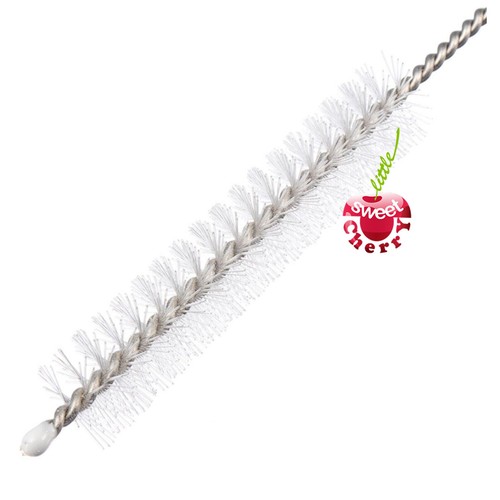 50 cepillos de limpieza de paja - cepillo de acero inoxidable - cepillo de paja para beber 9,25" - Imagen 3 de 6