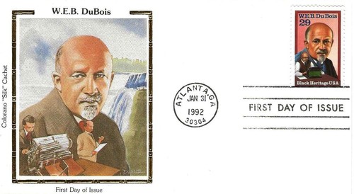 W E B Dubois Civil Rights Leader #2617 FDC Colorano Silk Cachet M2264