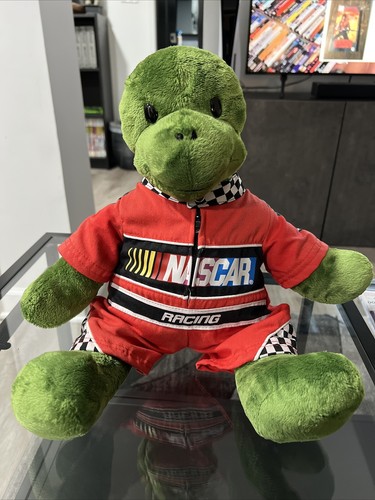 Nascar Racing 16 Inch Green Dinosaur Plush Rare Stuffed Toy - Picture 2 of 3
