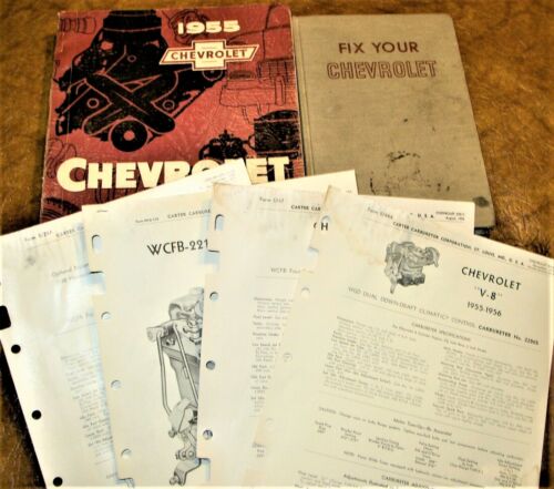 1955 55 Shop Manuals Bel Air 210 150 Nomad Delray Townsman Convertible Chevrolet - Bild 2 von 6