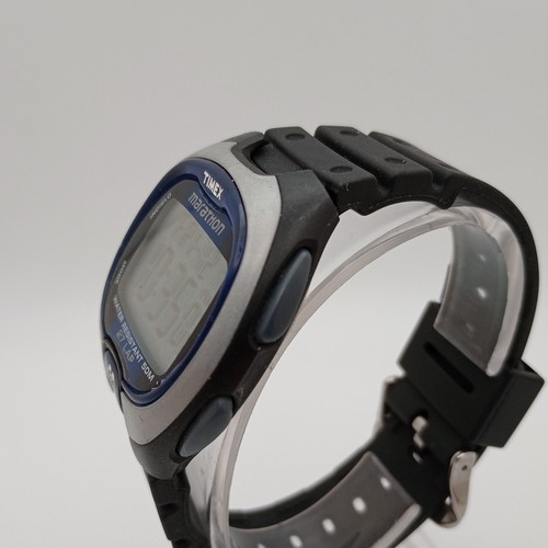 Timex Marathon 27 Lap Watch Water resistant 50 M Blue new Battery - 第 6/12 張圖片