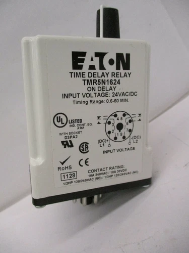 New Open Box Eaton Time Delay Relay TMR5N1624 A1575ELL