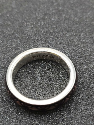 Signed S925 ALE 56 Sterling Silver Pandora Ring Size 7.5 - Picture 3 of 3