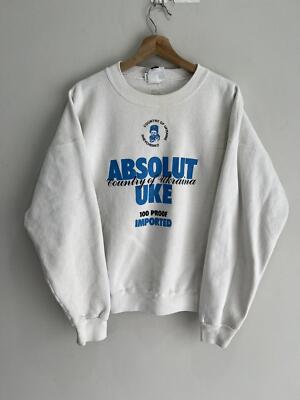 Vintage Absolut UKE Ukranian sweater vodka