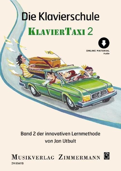 Thumbnail - Die Klavierschule Klaviertaxi. Band 2. Klavier. Ausgabe Mit