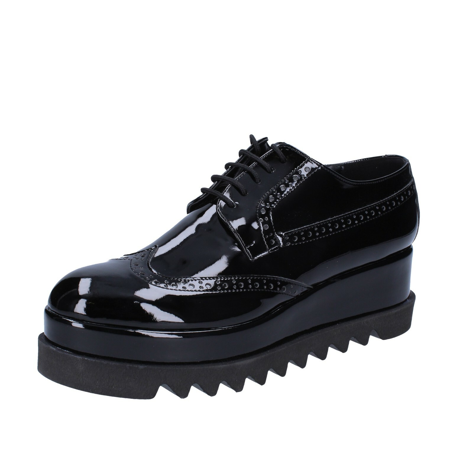 Sautope Donna Olga RUBINI 8 (EU 41) elegante nera pelle verniciata BR115-41 Sautope Donna Olga RUBINI 8 (EU 41) elegante nera pelle verniciata BR115-41
