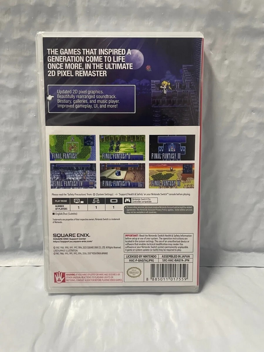 FINAL FANTASY 1～6 COLLECTION FINAL FANTASY I-VI COLLECTION ANNIVERSARY EDITION | SQUARE