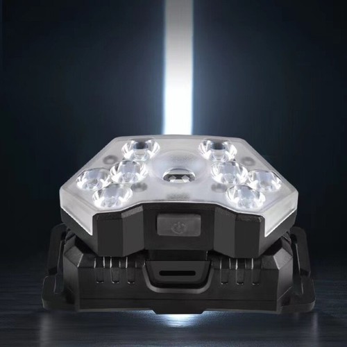 Stirnlampe Wiederaufladbar 9 LED 6 Modi Stirnleuchten für Stirn Helle Kopflampe - Bild 11 von 11