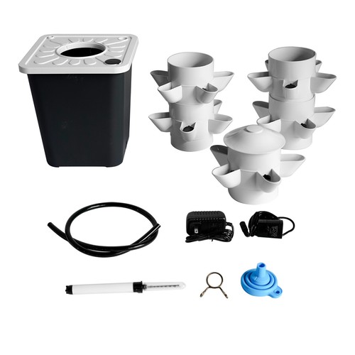 Vertical Round Home Gardening System Nursery Germination Kit for Indoor Herbs - Picture 39 of 56