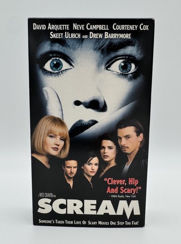 Scream (VHS) Film Drew Barrymore John Carpenter Neve Campbell