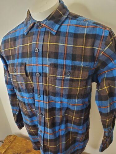 LL Bean Flanellhemd Herren L kariert Knopfleiste Traditional Fit - Bild 4 von 12