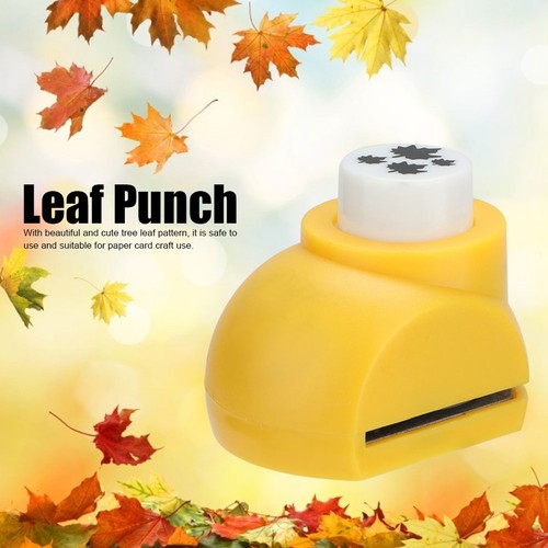 Beautiful Paper Punch Cutter Tree Leaf Making Mold DIY Craft Accessories W/8p UK - Picture 2 of 19