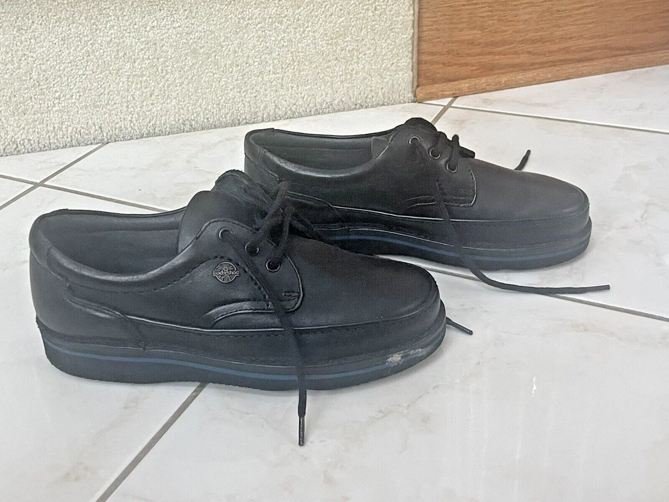 Мужские черные кожаные удобные туфли на шнуровке Hush Puppies MALL WALKER H18914 размер 6 - Изображение 3 из 4