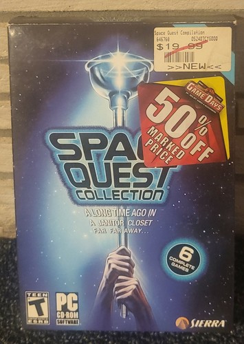 Space Quest Collection (PC, 2006) Sierra ~ Disc has no scratches at all ~