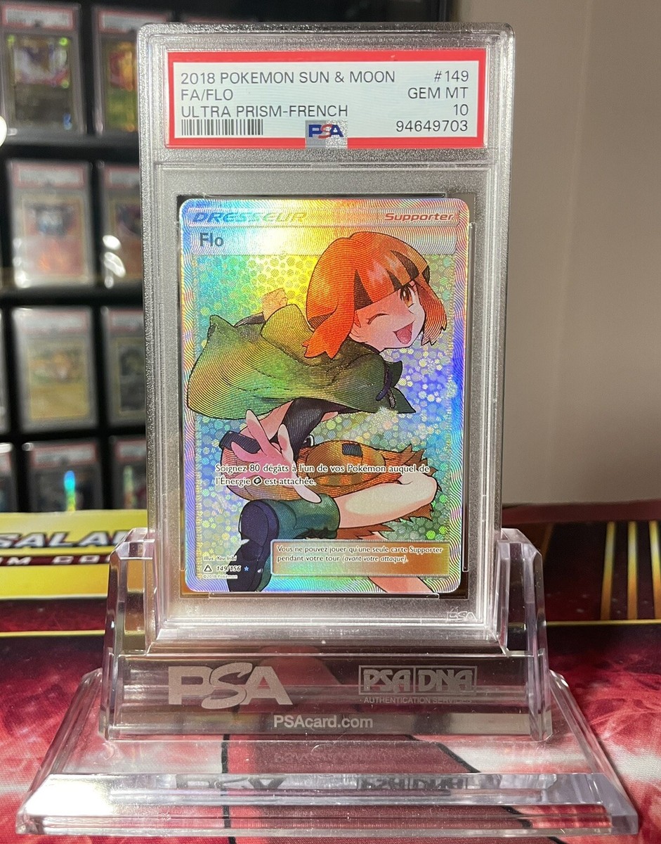 PSA 10 Gardenia Full Art Flo 149/156 Pokemon French Sun PSA 10 Gardenia Full Art Flo 149/156 Pokemon French Sun