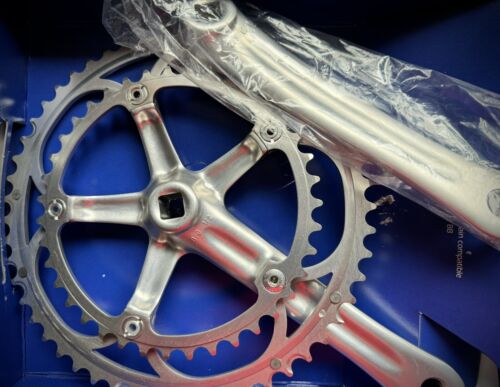 Campagnolo Record 170 CrankSet NEW take off Vintage Classic EARLY MODEL - Picture 2 of 3