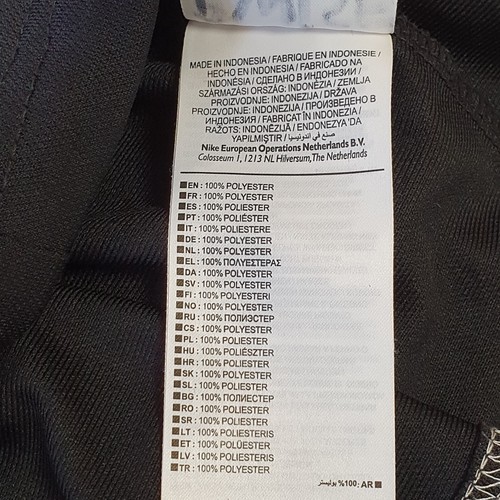 Nike Dri-Fit Black Zipped Sports Tracksuit Top Uk Boys Size Large BB964 - Picture 5 of 5