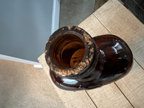 Seltene White Horse Distillers Braunglas Whisky Flasche mit Verschluss Clascow Schottland - Bild 11 von 13