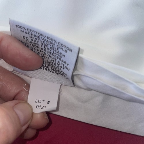Restaurationsbeschläge Baby & Kind Zwilling flaches Laken weiß 100 % Baumwolle hergestellt in Italien - Bild 6 von 6