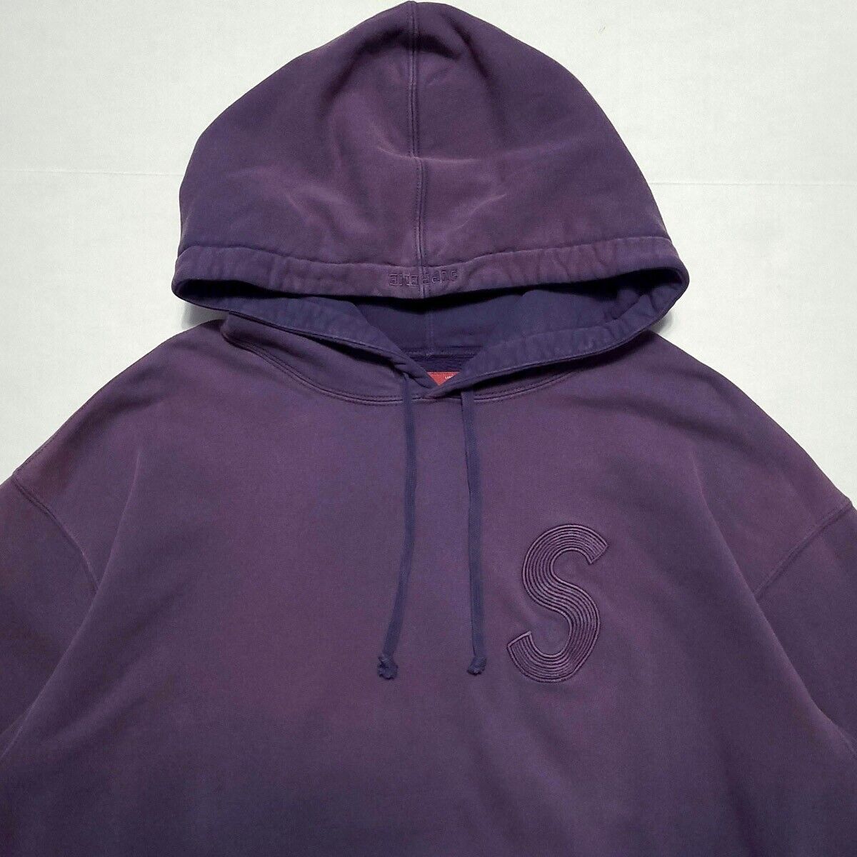 Supreme Overdyed S Logo Hooded Sweatshirt Sz Large Purple | eBay Supreme Overdyed S Logo Hooded Sweatshirt Sz Large Purple | eBay