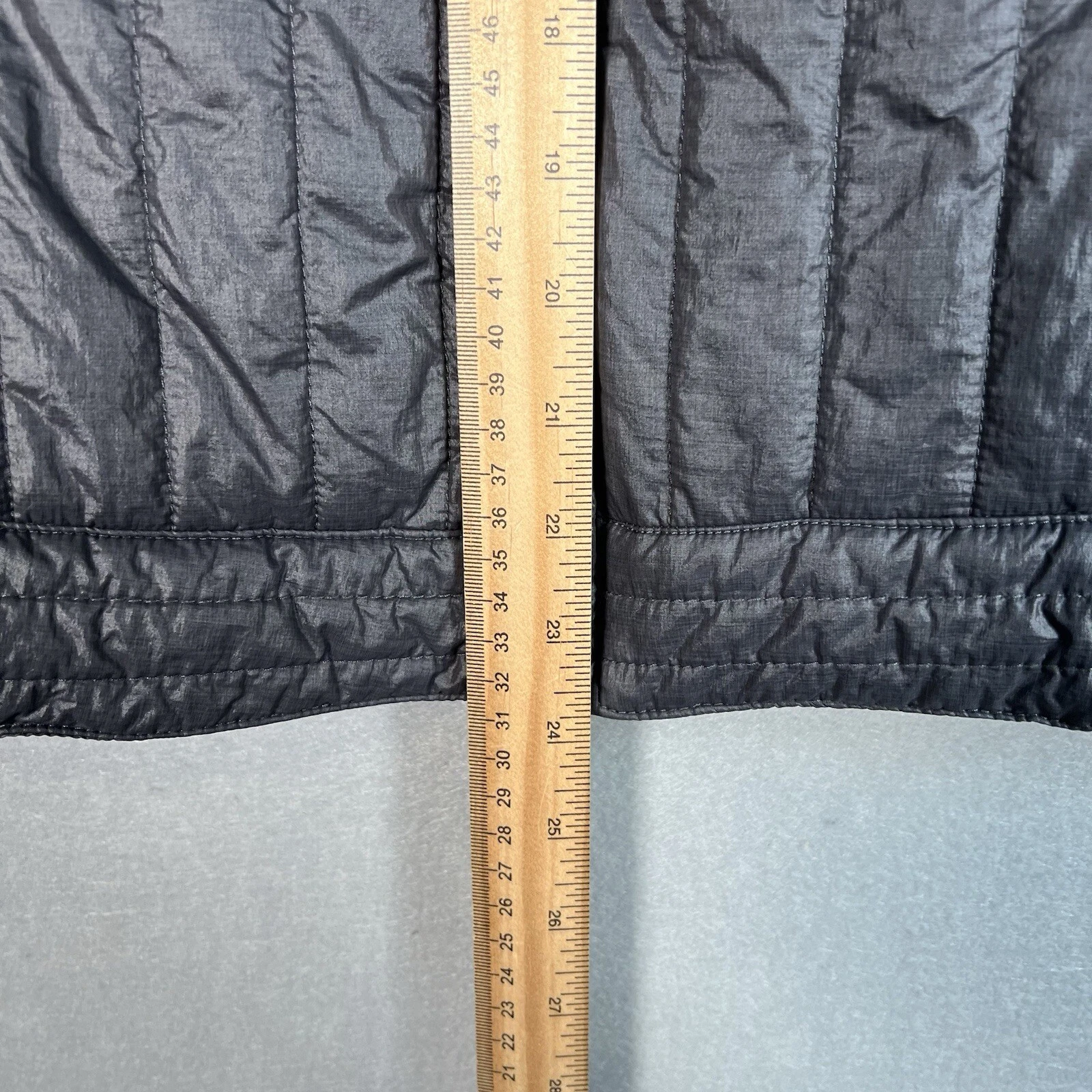 prana long sleeve full zip puffer outdoor pockets jacket
