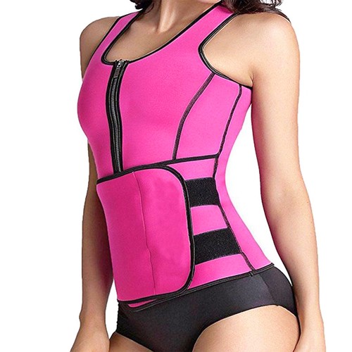 Women Waist Trainer Vest Gym Workout Slimming Adjustable Sweat Belt Body Shaper - Picture 31 of 36