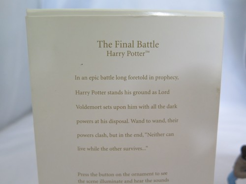 Hallmark 2012 Harry Potter The Final Battle Ornament - con baterías nuevas - b7 - Imagen 5 de 19