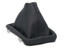 SCHALTMANSCHETTE FUR BMW X5 E53 automatik SCHALTSACK NATURLEDER SCHWARZ