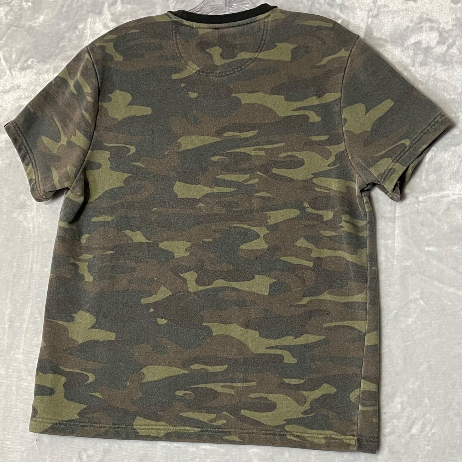 Avirex Shirt Mens Medium Sweatshirt Camo Short Sl… - image 3