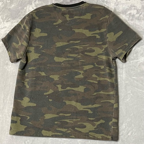 Avirex Shirt Mens Medium Sweatshirt Camo Short Sleeve Mid Weight Vintage 41x24 - Picture 3 of 13