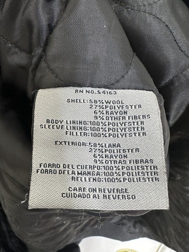 Chaqueta acolchada aislante Levi's XXL para hombre mezcla de lana gris/carbón - Imagen 8 de 18