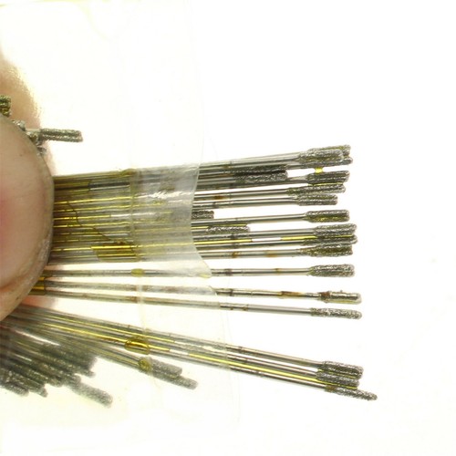20Pcs 1-2.2mm Diamond Drill Bits Gemstone Carving Burrs Drilling Lapidary Tools - Picture 8 of 41