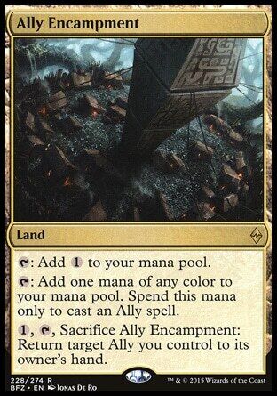 MTG Magic the Gathering Ally Encampment (228/313) Battle for Zendikar MP - Picture 1 of 1
