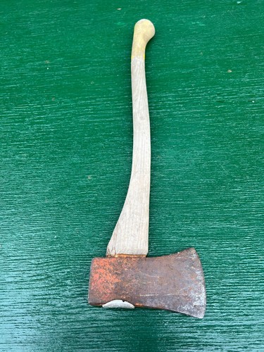 Vintage Tool Axe Hatchet 27" Long Wooden Handle with 4" Blade - Picture 7 of 14