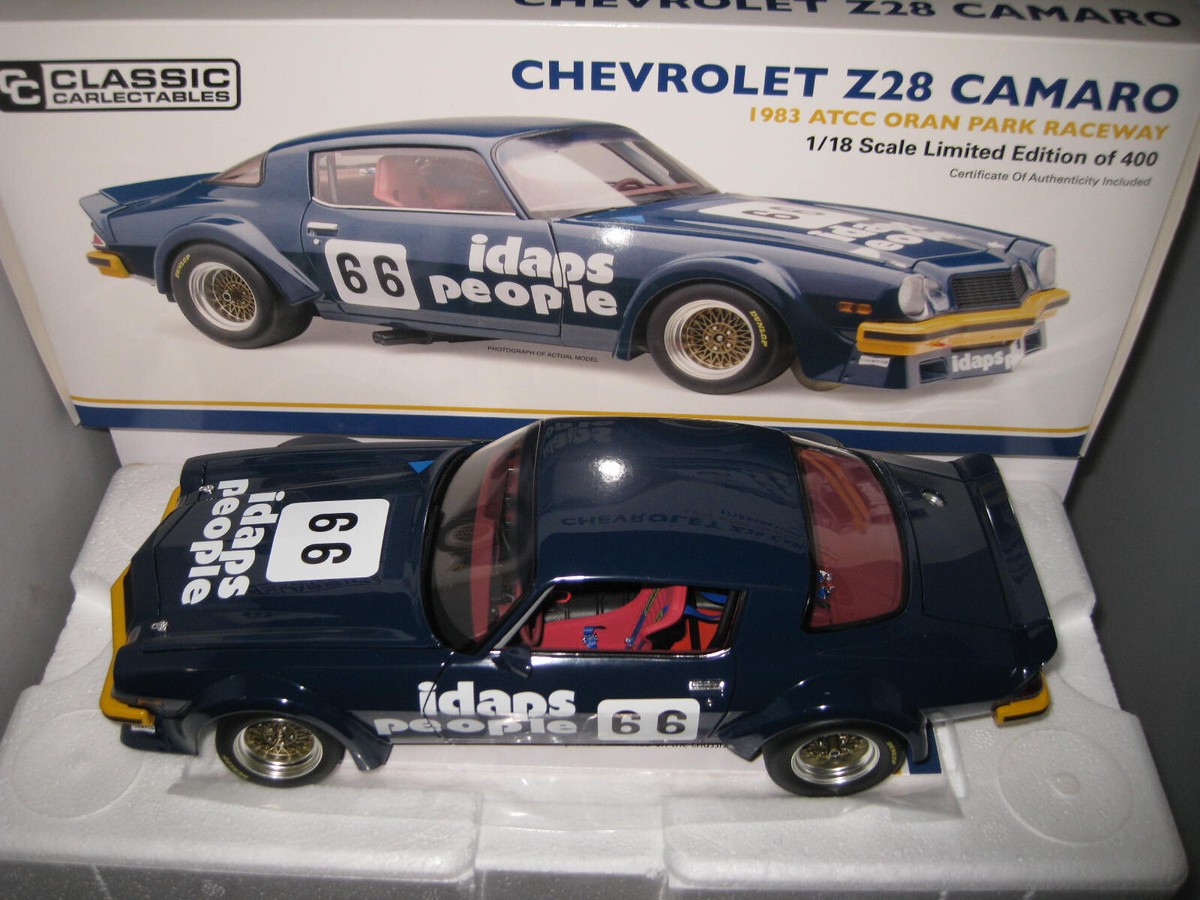 CLASSIC 1/18 CHEVROLET Z28 CAMARO #66 1983 ATCC ORAN PARK