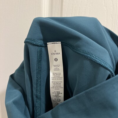 NWOT Lululemon Align High Rise Short 6” Green Jasper Size