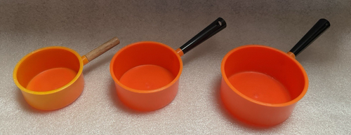 Fisher Price 1978 Stove Top Cooker Hob Oven & Pots Vintage Plastic Kitchen Toy - Picture 10 of 12