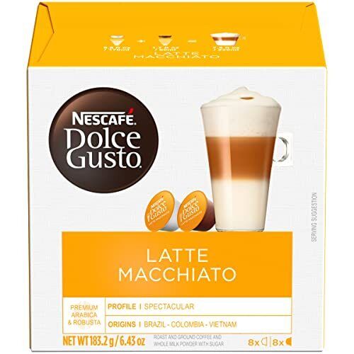 Dolce Gusto Nescafe Kaffeepads Latte Macchiato 16 Stück 3er-Pack - Bild 5 von 7